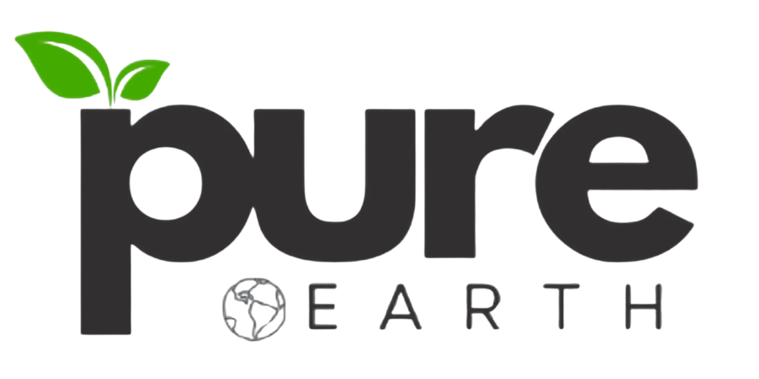 Pure Earth White Logo